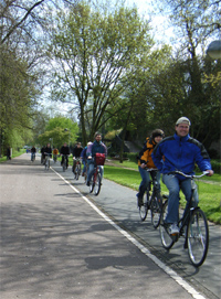 Radtour beim Tag der Erneuerbaren Energien in Bonn